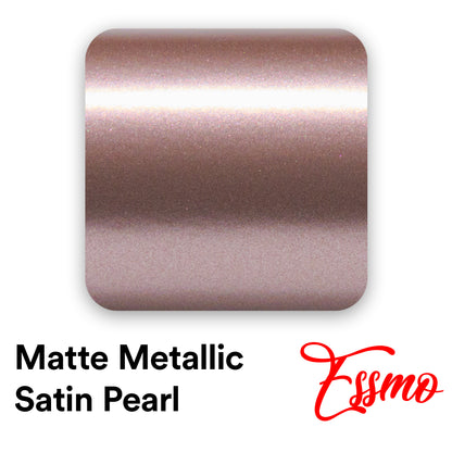 Matte Metallic Satin Pearl Rose Gold Vinyl Wrap