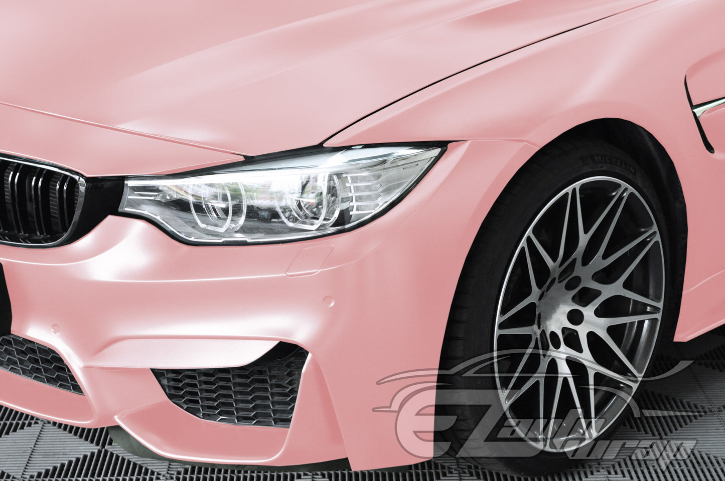 Matte Metallic Satin Pearl Cherry Blossom Pink Vinyl Wrap