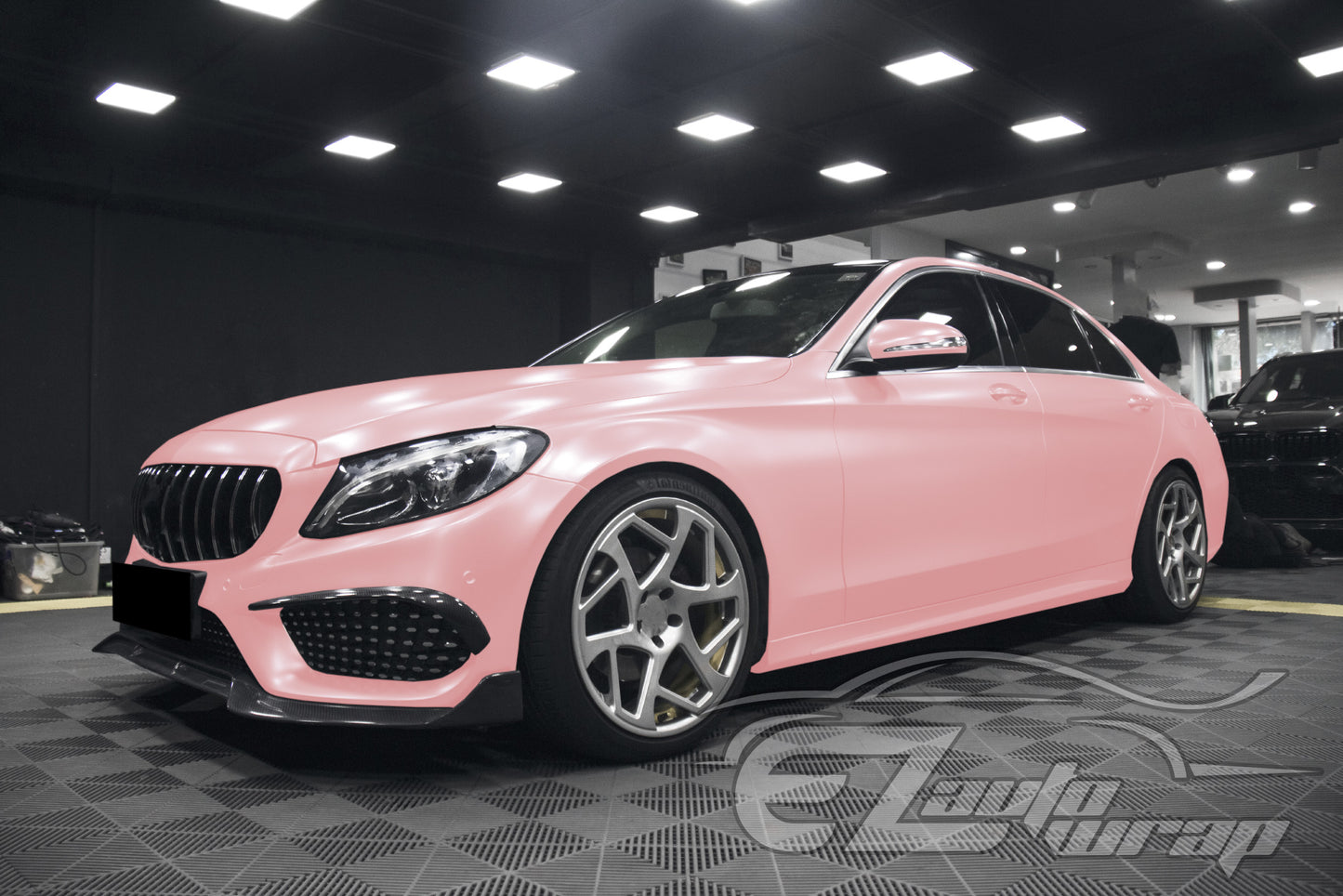 Matte Metallic Satin Pearl Cherry Blossom Pink Vinyl Wrap