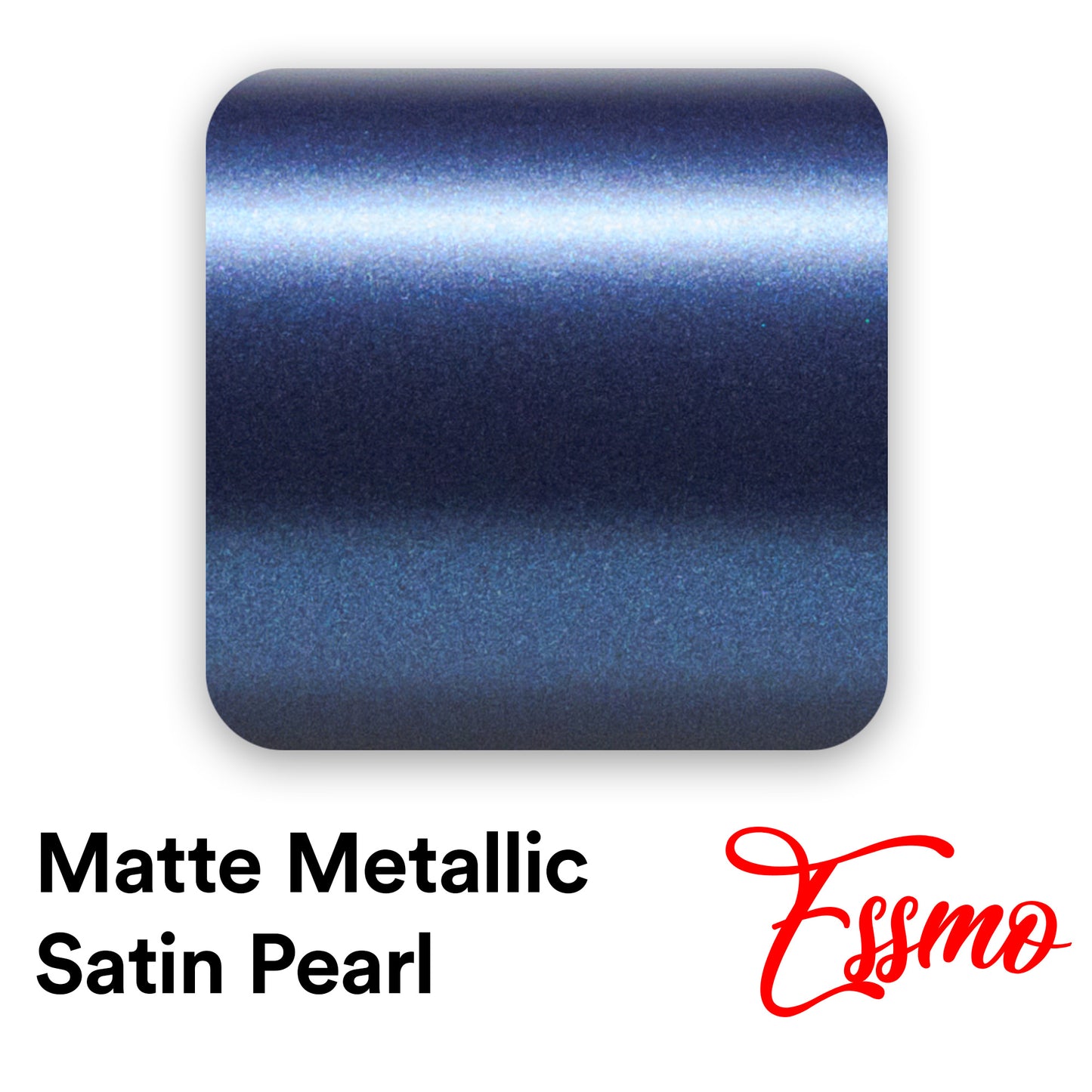 Matte Metallic Satin Pearl Midnight Blue Vinyl Wrap