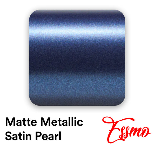 Matte Metallic Satin Pearl Midnight Blue Vinyl Wrap