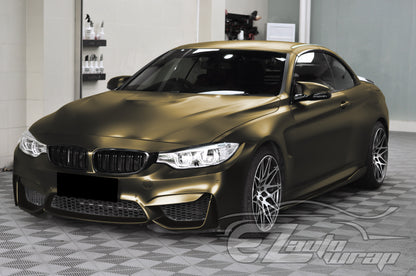Matte Metallic Satin Pearl Black Bronze Vinyl Wrap