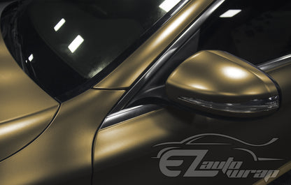 Matte Metallic Satin Pearl Black Bronze Vinyl Wrap