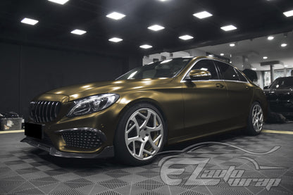 Matte Metallic Satin Pearl Black Bronze Vinyl Wrap