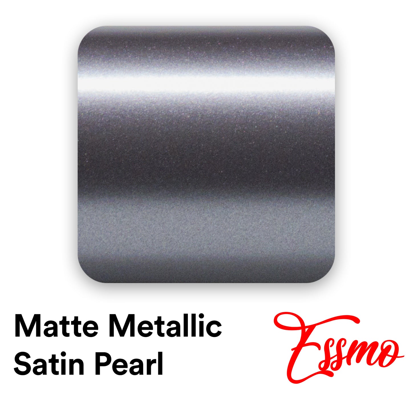 Matte Metallic Satin Pearl Titanium Gray Vinyl Wrap