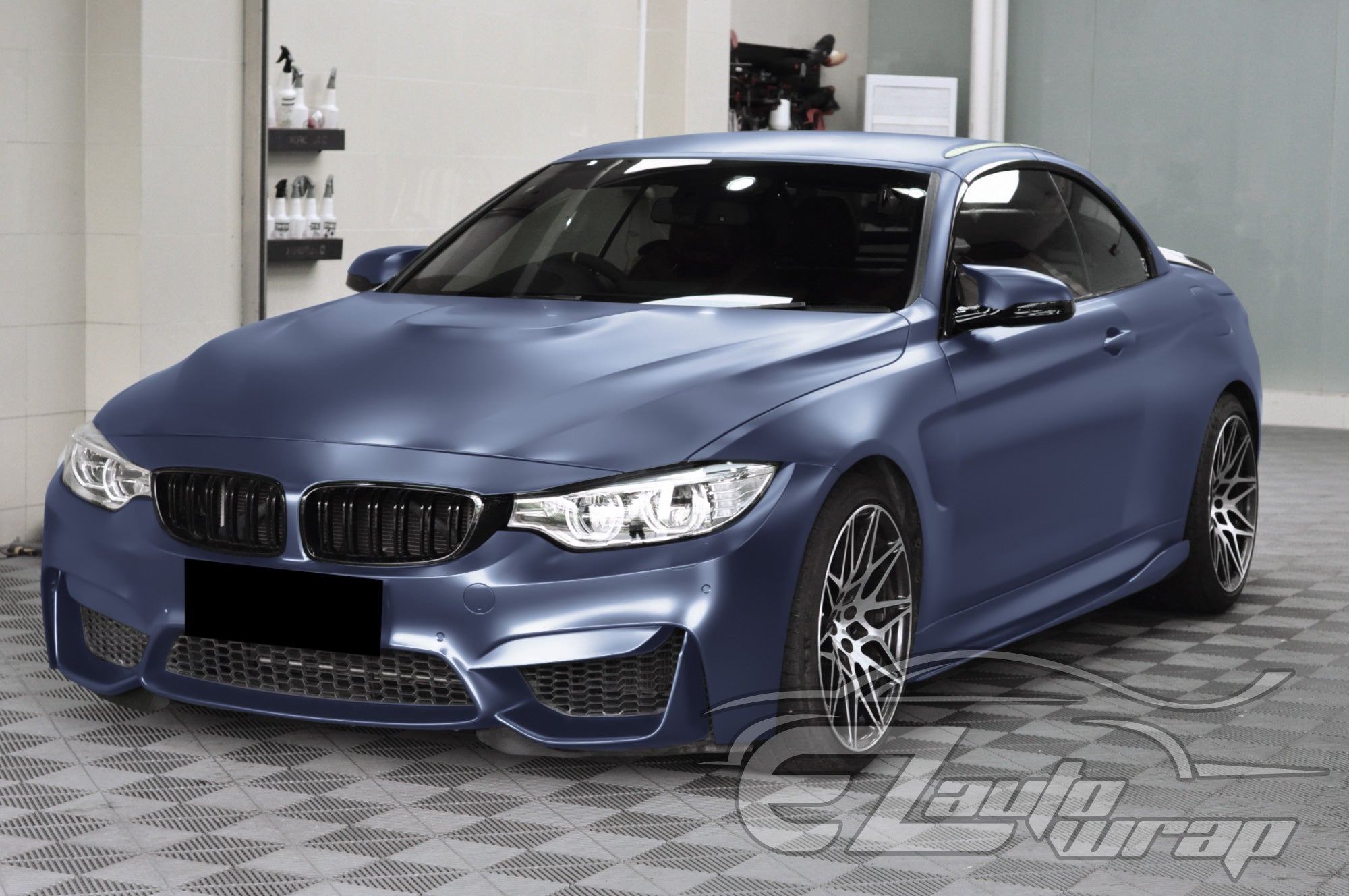 Matte Metallic Satin Pearl Thundercloud Blue Vinyl Wrap – Essmo Vinyl
