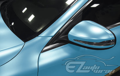 Matte Metallic Satin Pearl Lake Blue Vinyl Wrap
