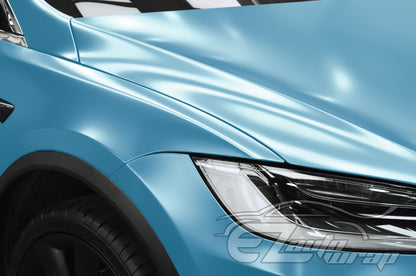 Matte Metallic Satin Pearl Lake Blue Vinyl Wrap
