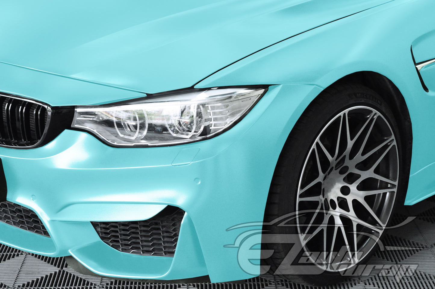 Matte Metallic Satin Pearl Teal Vinyl Wrap