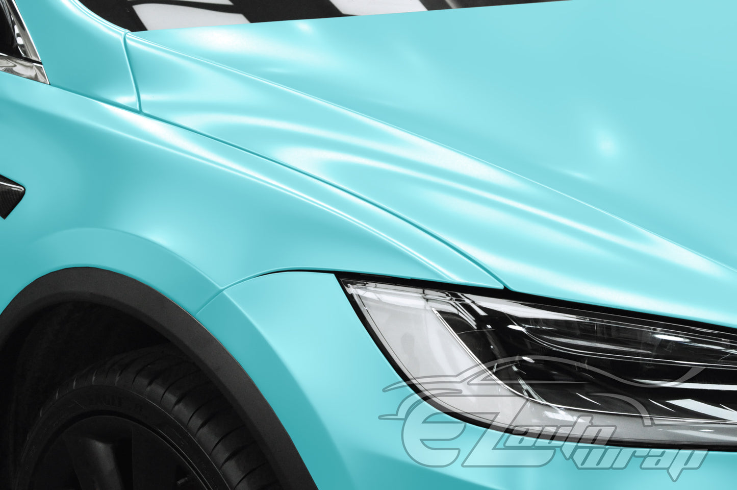 Matte Metallic Satin Pearl Teal Vinyl Wrap