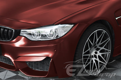 Matte Metallic Satin Pearl Burgundy Vinyl Wrap