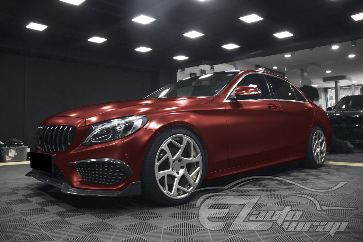 Matte Metallic Satin Pearl Burgundy Vinyl Wrap