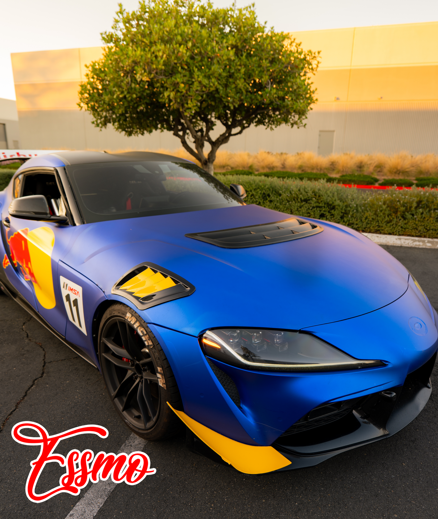 PET Romance Chrome Klein Blue Vinyl Wrap