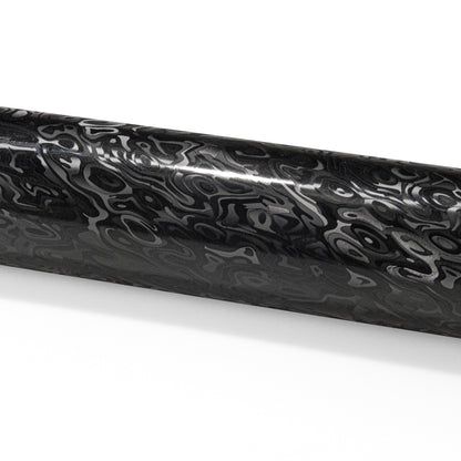 PET Damascus Forged Satin Black Vinyl Wrap