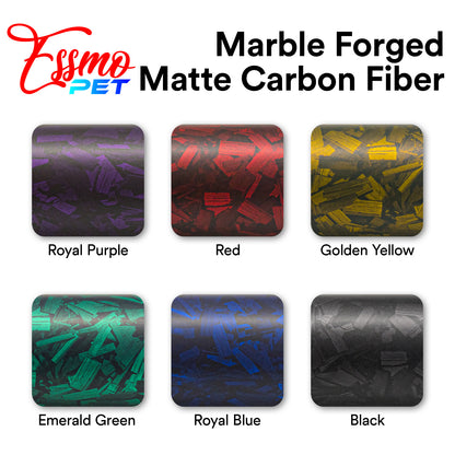PET Marble Forged Matte Carbon Fiber Textured Royal Purple Vinyl Wrap