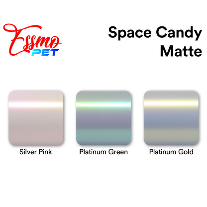 PET Space Candy Matte Platinum Gold Vinyl Wrap