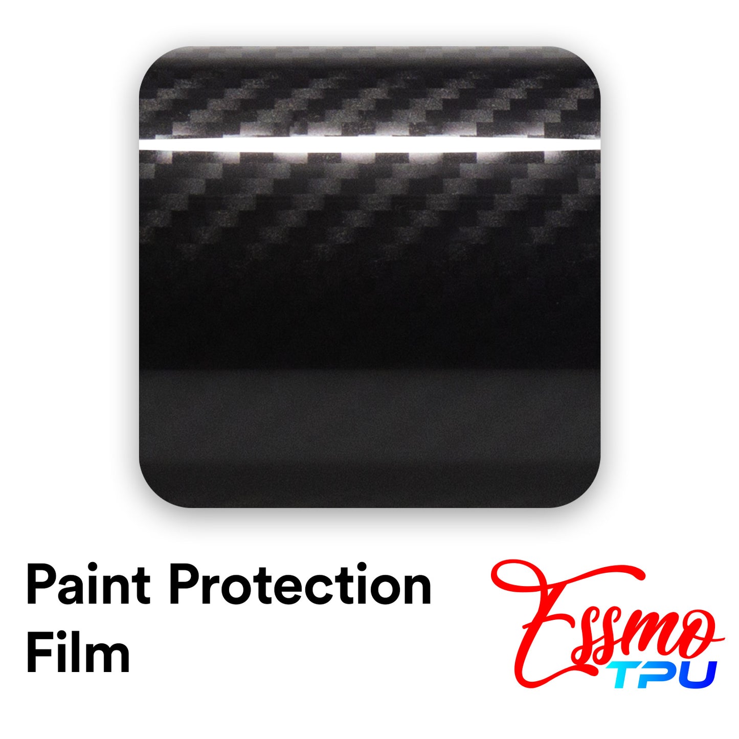 PPF Paint Protection Film TPU Carbon Fiber Black