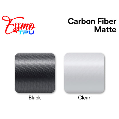 Carbon Fiber Matte Black Dry Apply PPF TPU Paint Protection Film