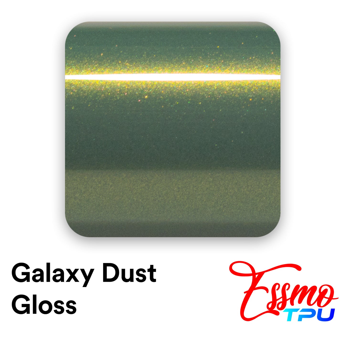 Galaxy Dust Gloss Emerald Green Dry Apply PPF TPU Paint Protection Film
