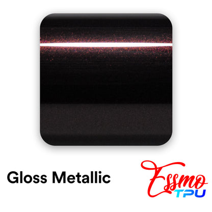 Gloss Metallic Black Cherry Dry Apply PPF TPU Paint Protection Film