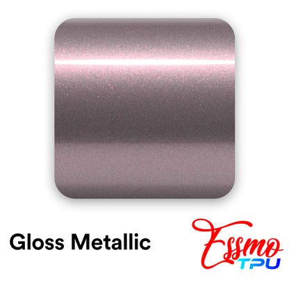 Gloss Metallic Rose Gold Dry Apply PPF TPU Paint Protection Film