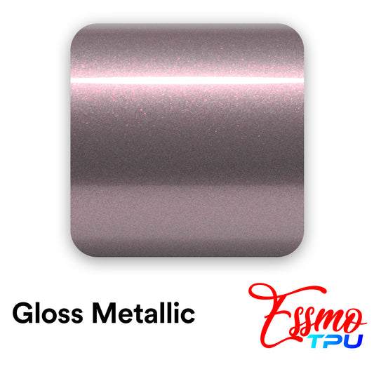 Gloss Metallic Rose Gold Dry Apply PPF TPU Paint Protection Film