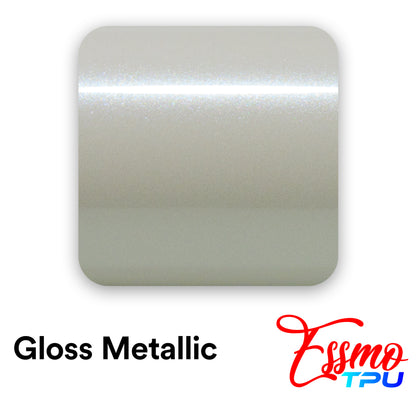 Gloss Metallic Silver Fox Gray Dry Apply PPF TPU Paint Protection Film