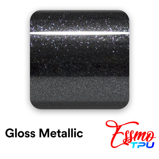 Gloss Metallic Sparkle Black Dry Apply PPF TPU Paint Protection Film
