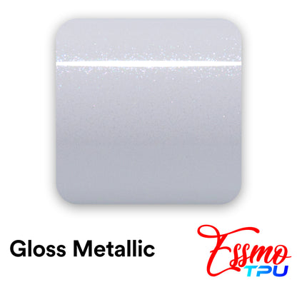 Gloss Metallic Sparkle White Dry Apply PPF TPU Paint Protection Film