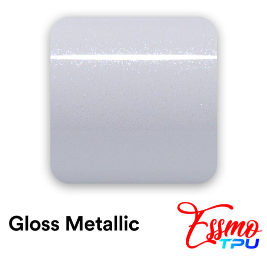 Gloss Metallic Sparkle White Dry Apply PPF TPU Paint Protection Film