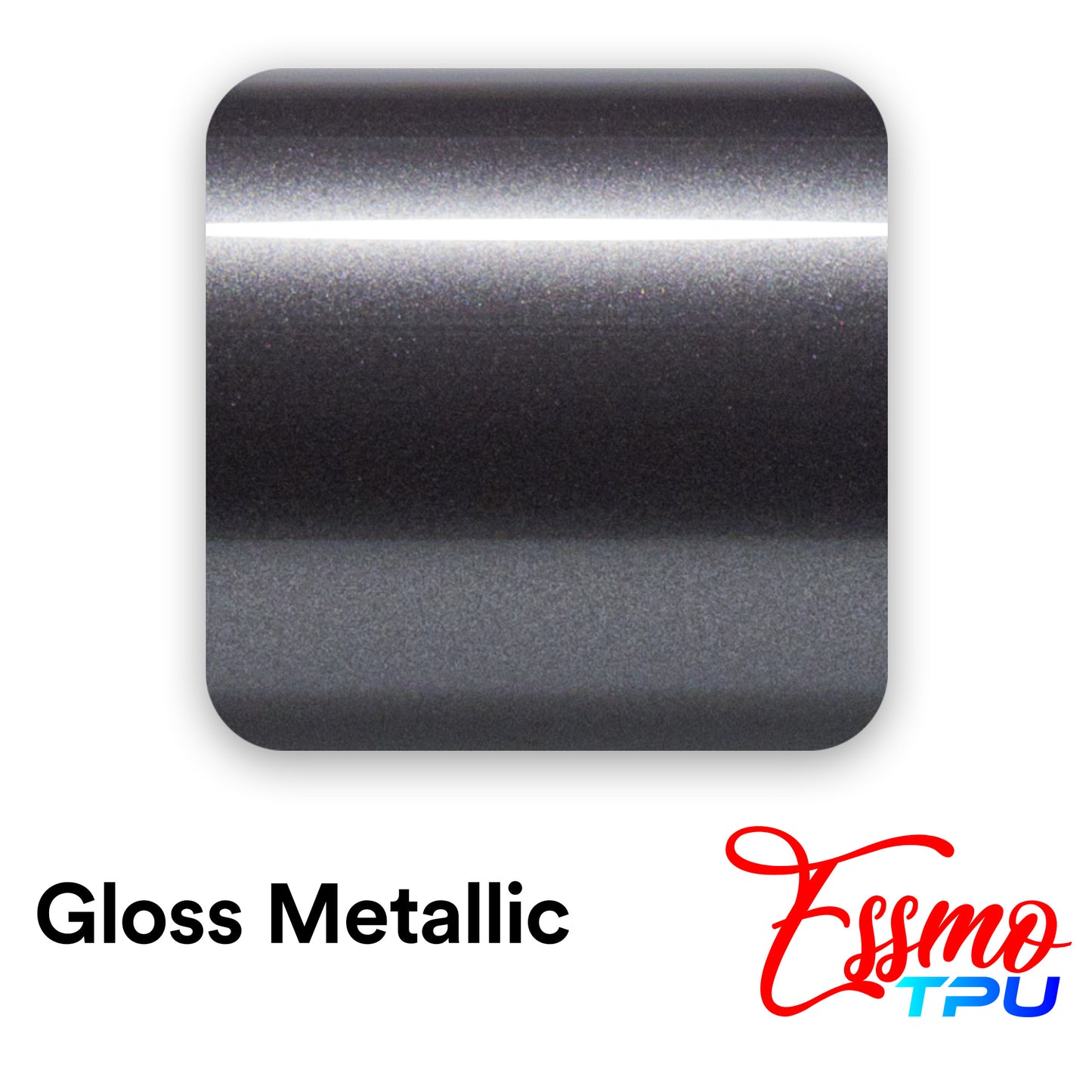 Gloss Metallic Steel Gray Dry Apply PPF TPU Paint Protection Film