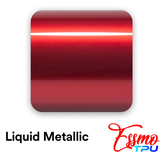 Liquid Metallic Cherry Red Dry Apply PPF TPU Paint Protection Film