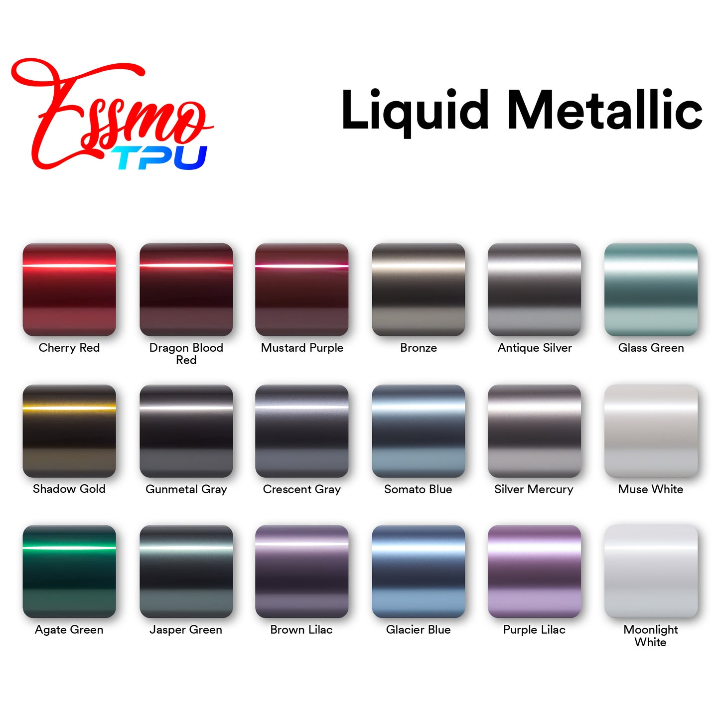 Liquid Metallic Agate Green Dry Apply PPF TPU Paint Protection Film