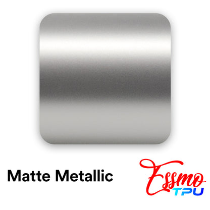 Matte Metallic Alexander Silver Dry Apply PPF TPU Paint Protection Film