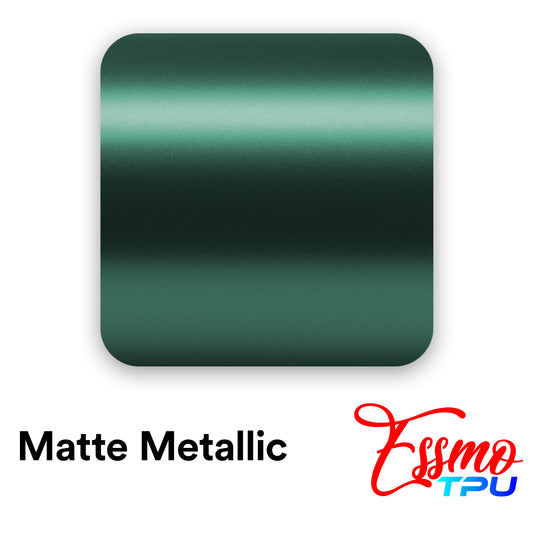 Matte Metallic Racing Green Dry Apply PPF TPU Paint Protection Film