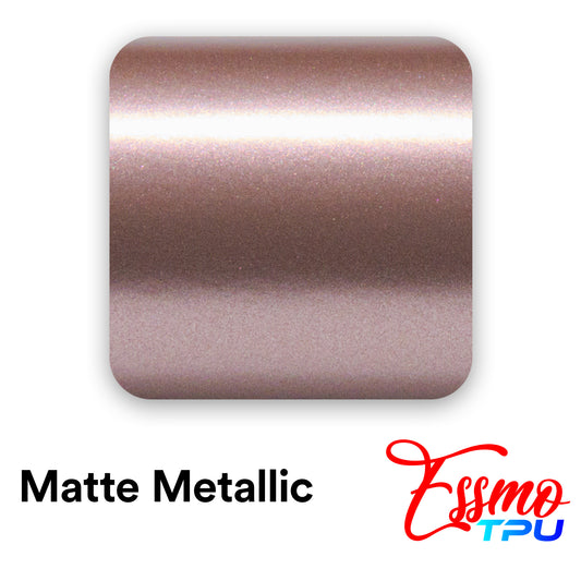 Matte Metallic Rose Gold Dry Apply PPF TPU Paint Protection Film