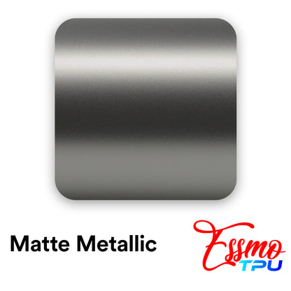 Matte Metallic Titanium Gray Dry Apply PPF TPU Paint Protection Film