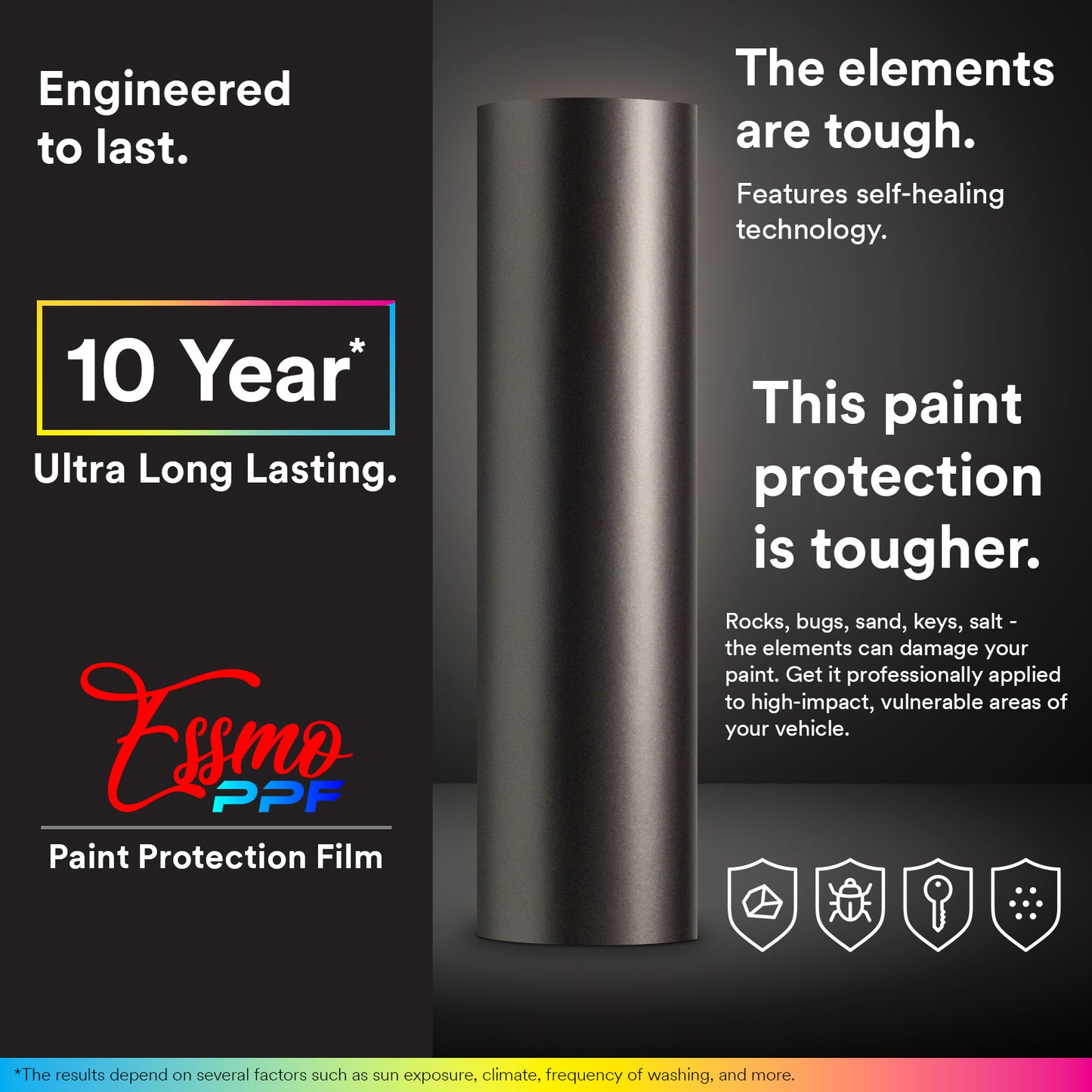 PPF Paint Protection Film TPU Satin Black Full Roll Special Order