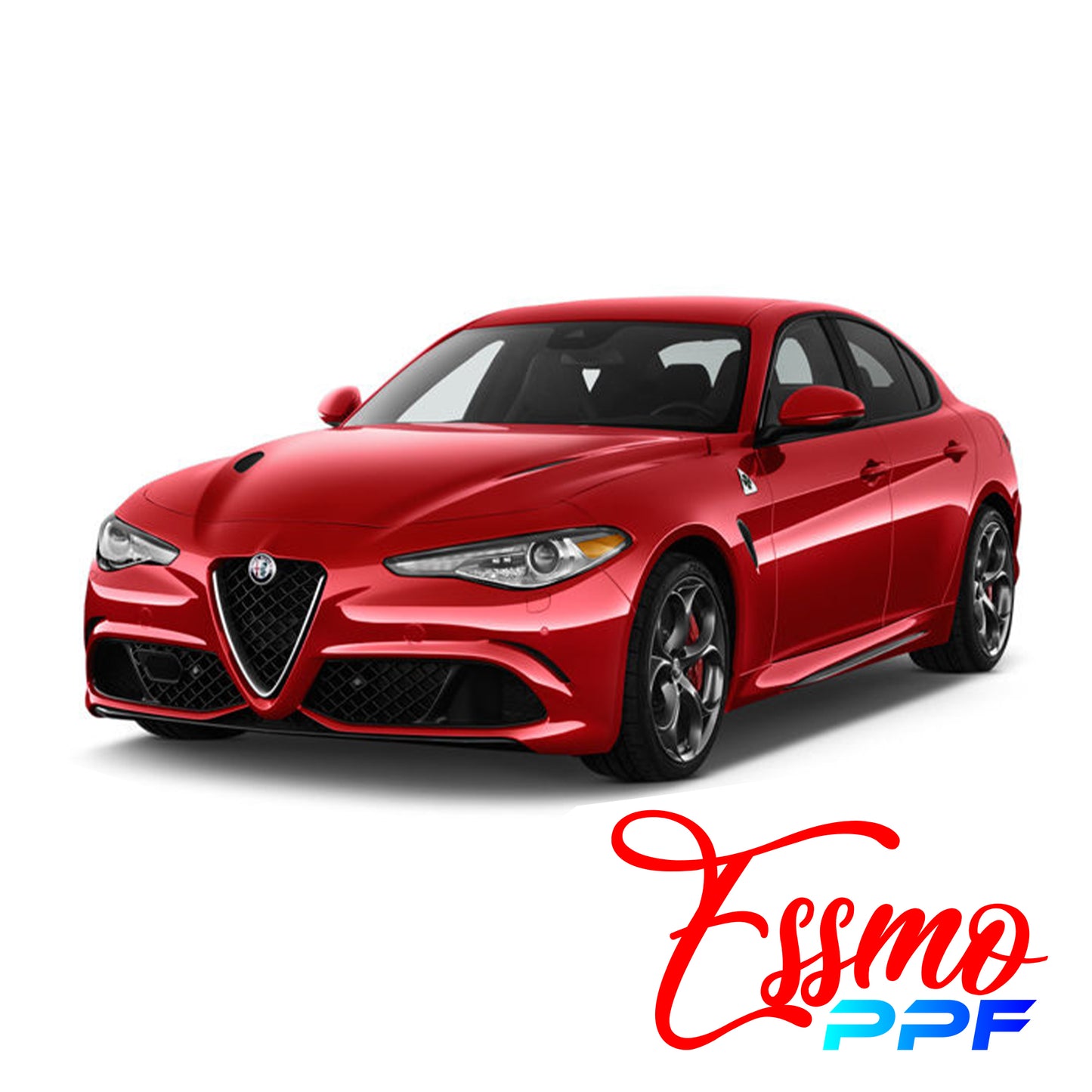 2018 Alfa Romeo Giulia Quadrifoglio PPF Paint Protection Film Clear Pre Cut