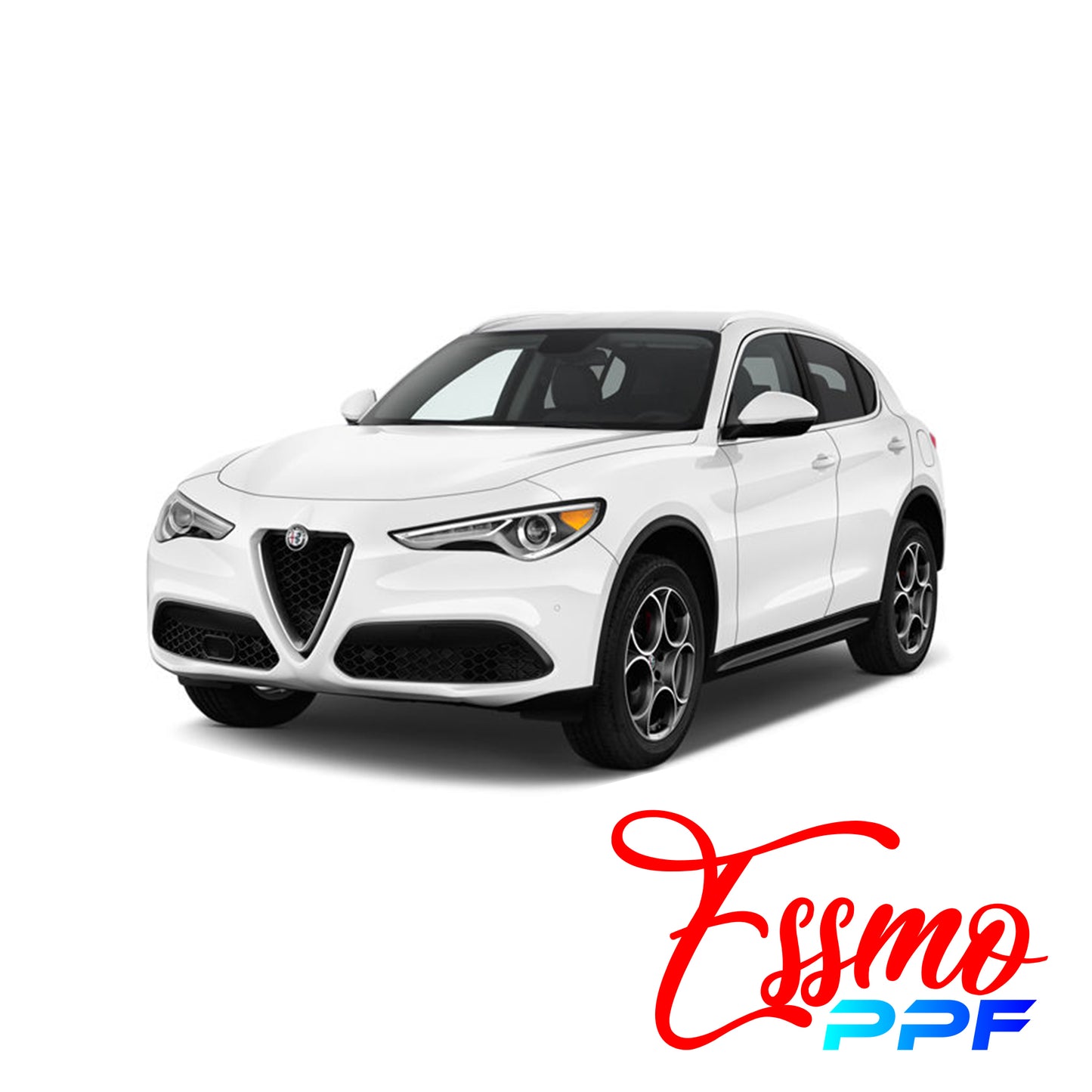 2019 Alfa Romeo Stelvio Base PPF Paint Protection Film Clear Pre Cut