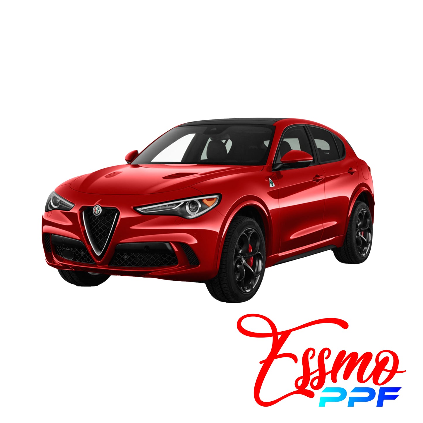 2019 Alfa Romeo Stelvio Quadrifoglio PPF Paint Protection Film Clear Pre Cut