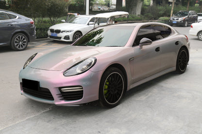 Space Candy Gloss Gray Red Vinyl Wrap