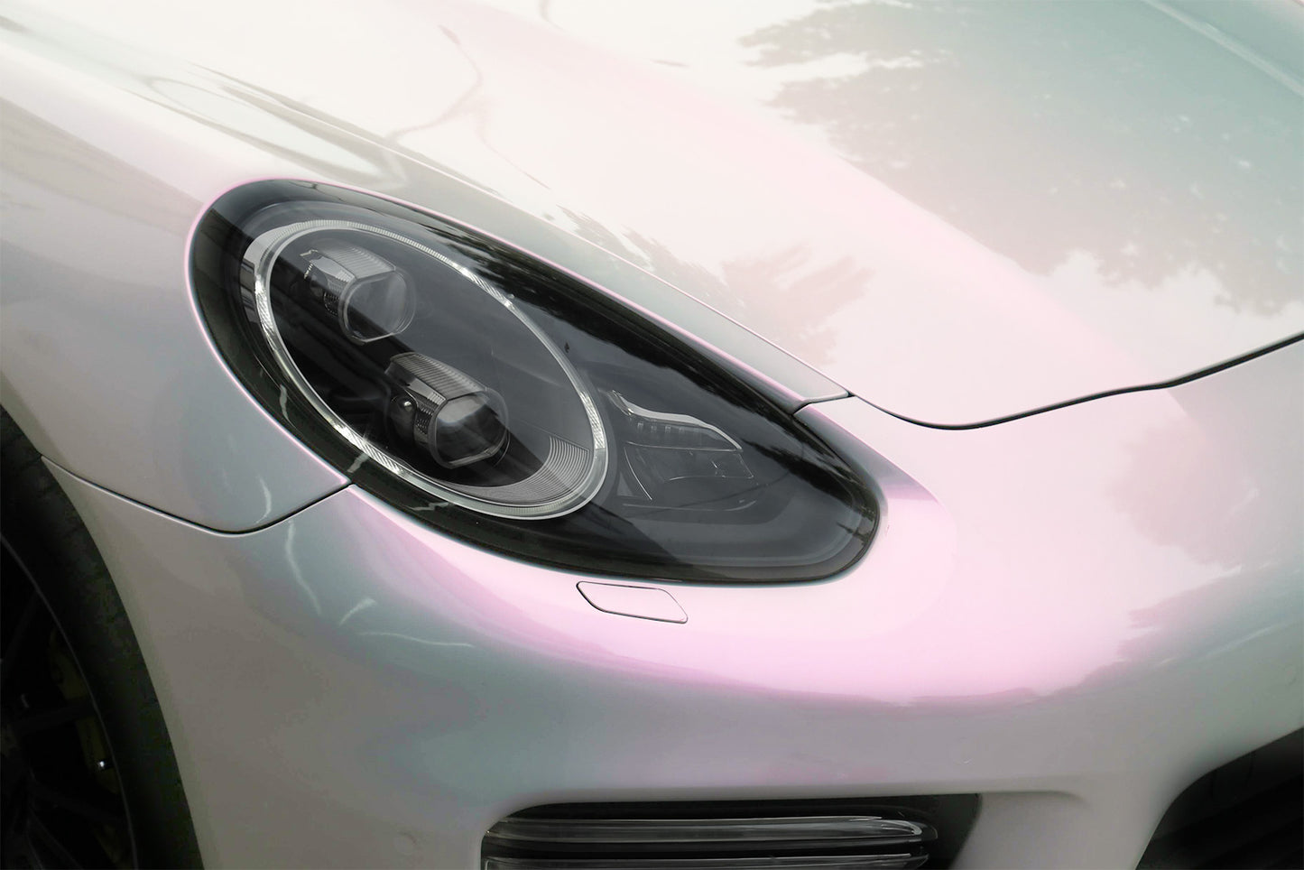 Space Candy Gloss Gray Red Vinyl Wrap