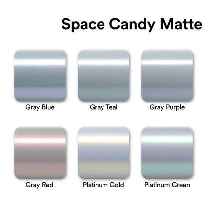 Space Candy Matte Platinum Green Vinyl Wrap
