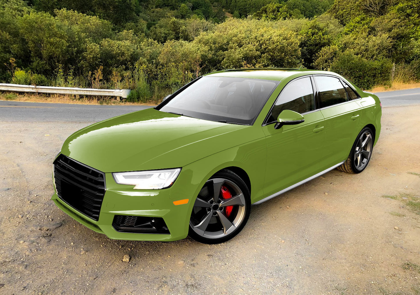 High Gloss Racing Green Vinyl Wrap