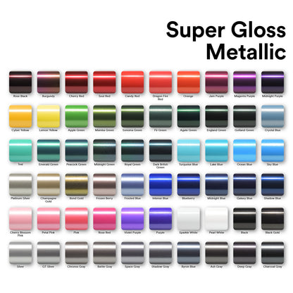 Super Gloss Metallic Space Gray Vinyl Wrap