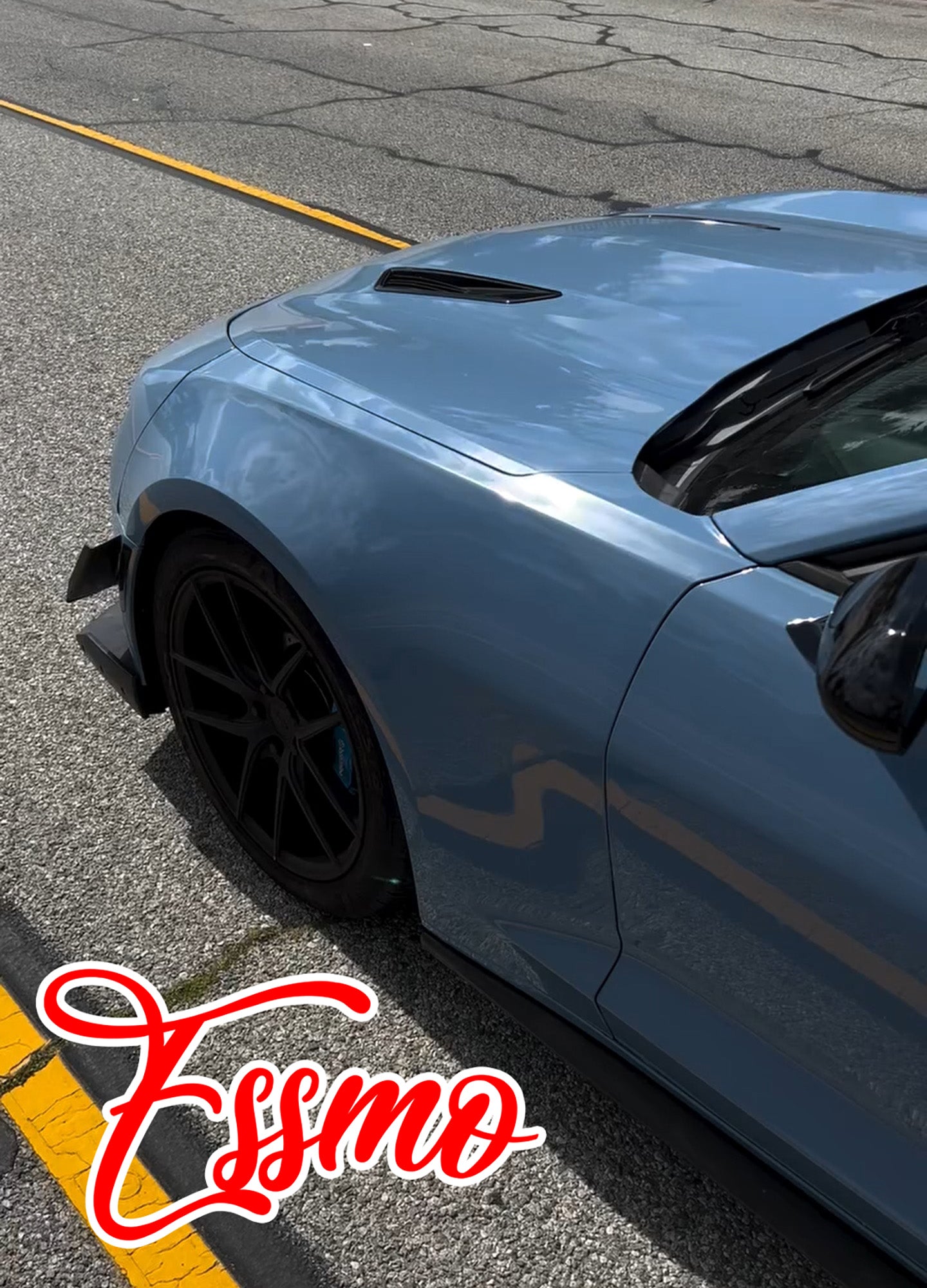 PET Super Gloss Porcelain Blue Vinyl Wrap