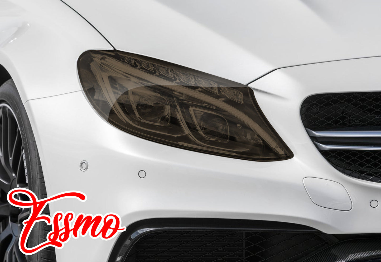 TPU Gloss Headlight Dark PPF Tint Film