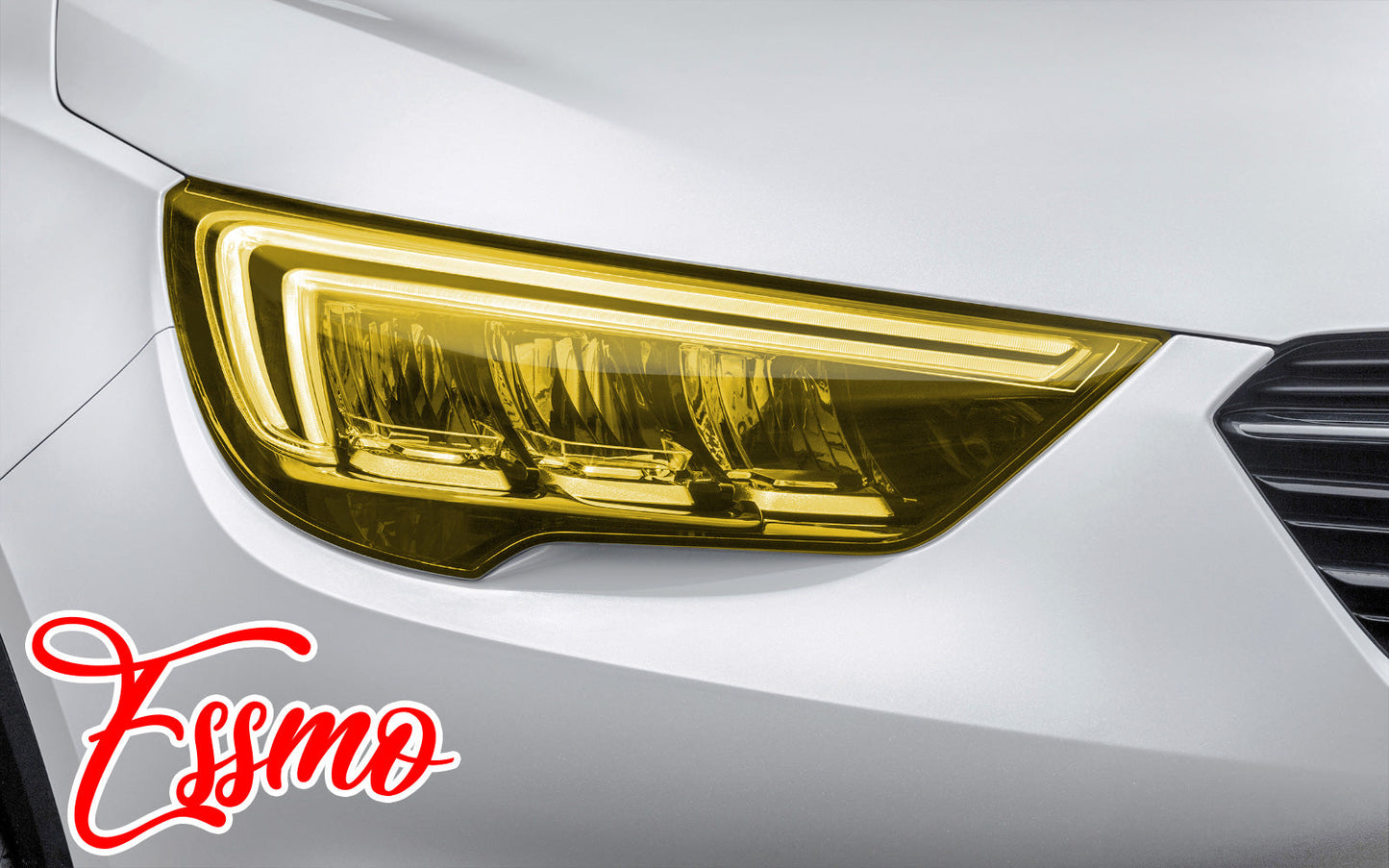 TPU Gloss Headlight Golden Yellow PPF Tint Film