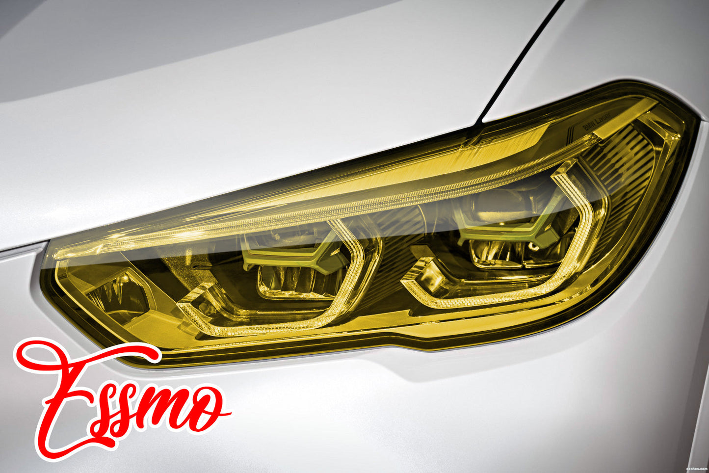 TPU Gloss Headlight Golden Yellow PPF Tint Film